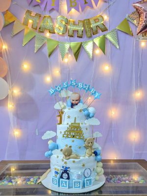 Baby boss with teddy theme