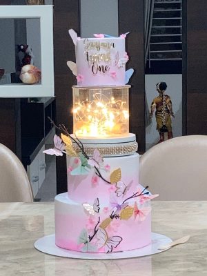 Butterfly theme with Acrylic Box