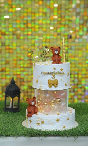 Teddy Theme with Acrylic Box Teddy Theme with Acrylic Box